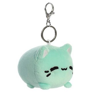 Aurora Mini Mint Tasty Peach 3.5" Mint Meowchi Clip-On Enchanting Stuffed Animal