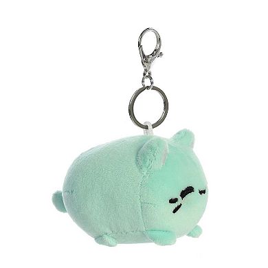 Aurora Mini Mint Tasty Peach 3.5" Mint Meowchi Clip-On Enchanting Stuffed Animal