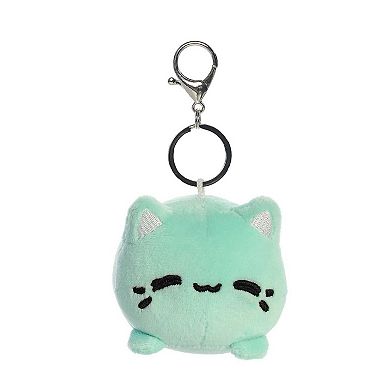 Aurora Mini Mint Tasty Peach 3.5" Mint Meowchi Clip-On Enchanting Stuffed Animal