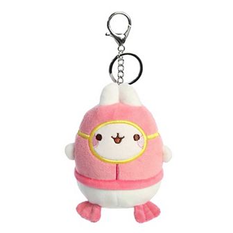 Aurora Mini Pink Molang 4" Scuba Molang Clip-On Playful Stuffed Animal