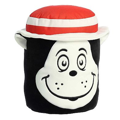 Aurora Small Multicolor Dr. Seuss 9" Cat In The Hat Mallow Whimsical Stuffed Animal