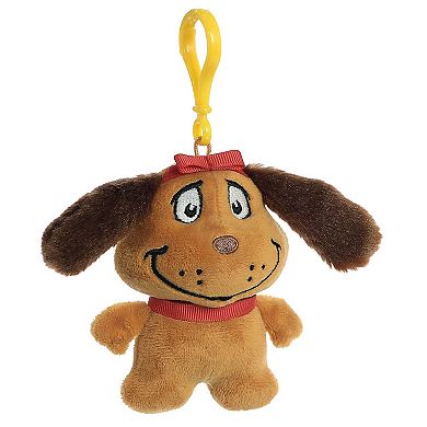 Aurora Mini Brown Dr. Seuss 4" Max Clip-On Whimsical Stuffed Animal