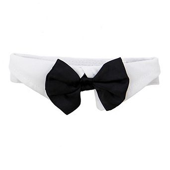 Formal Black Dog Bow Tie (medium: Neck 13-16")
