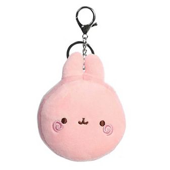 Aurora Mini Pink Molang 3" Macaron Molang Clip-On Playful Stuffed Animal