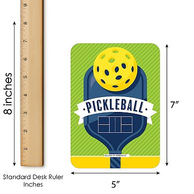 Big Dot Of Happiness Let’s Rally Pickleball Birthday Or Retirement Party Bingo Game 18 Ct