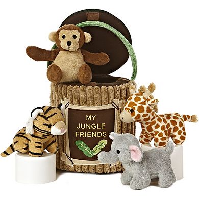 Ebba Small Multicolor Baby Talk 8" My Jungle Friends Engaging Baby Stuffed Animal