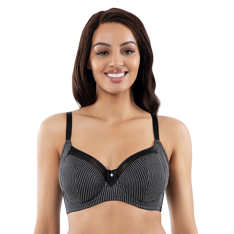 Parfait Adele Unlined Wired Bra P61321, Women's, Size: 32 GG, Black Stripe