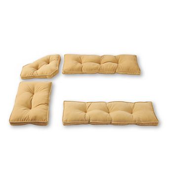 Greendale Home Fashions 4 pc Kitchen Nook Cushion Set