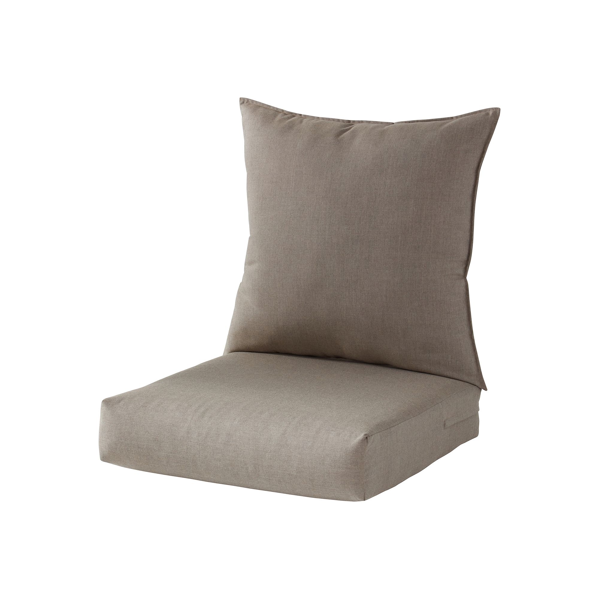 Greendale Home Fashions Sunbrella Fabric Deep Seat Chair Cushion, Shale