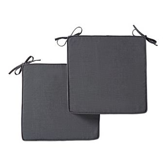 Greendale Home Fashions 2 pc Sunbrella Outdoor Square Chair Pad Set