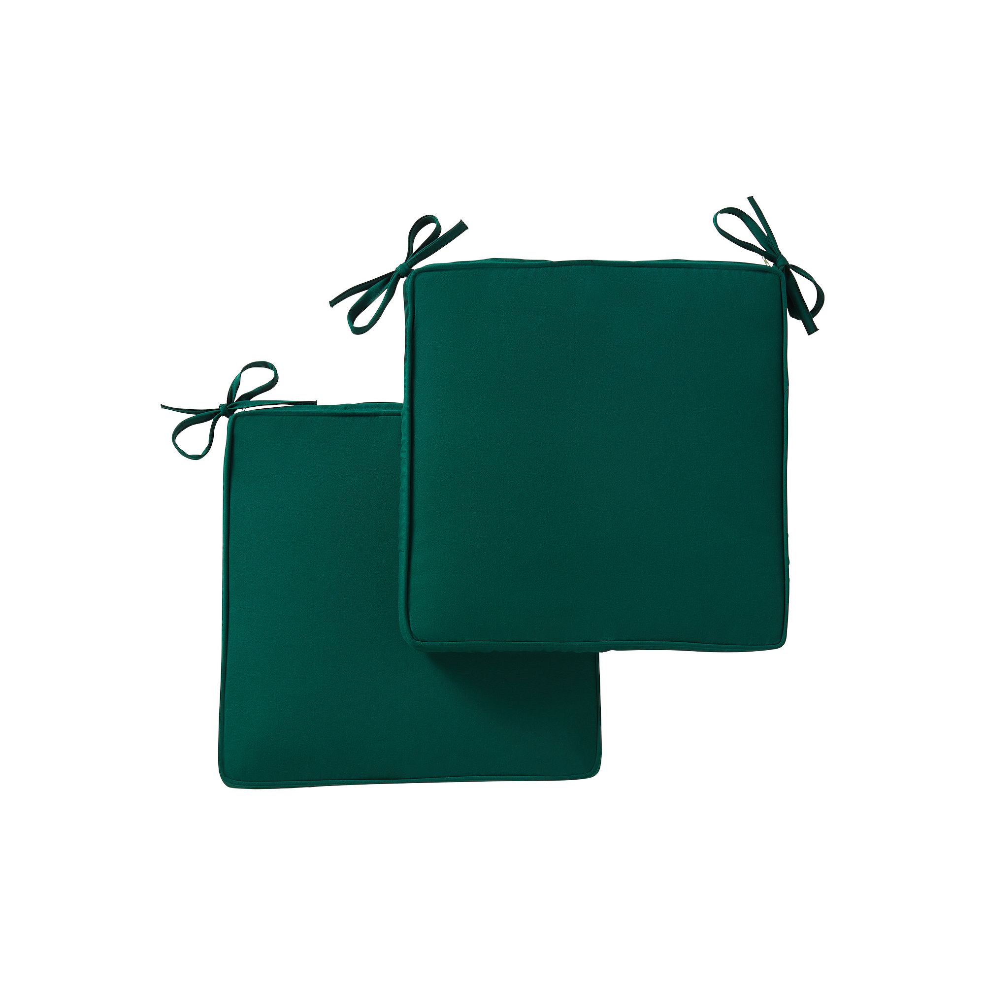 Greendale Home Fashions 2-piece Sunbrella Outdoor Square Chair Pad Set