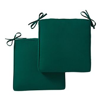 Greendale Home Fashions 2 pc Sunbrella Outdoor Square Chair Pad Set