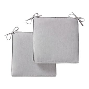 Greendale Home Fashions 2 pc Sunbrella Outdoor Square Chair Pad Set