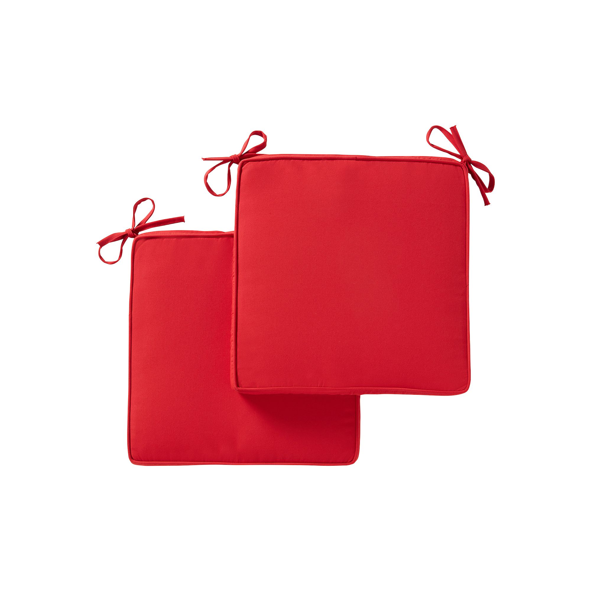 Greendale Home Fashions 2-piece Sunbrella Outdoor Square Chair Pad Set, Joc