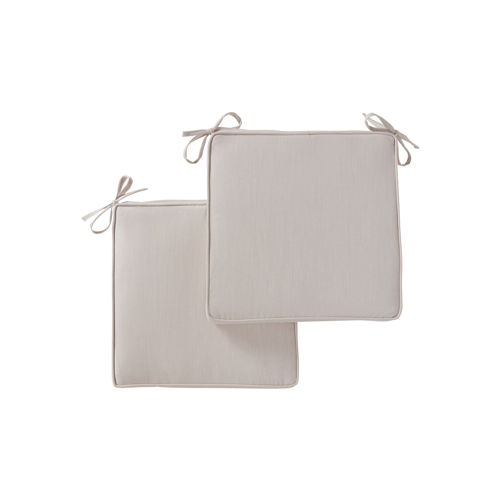 Greendale Home Fashions 2-piece Sunbrella Outdoor Square Chair Pad Set, Pum