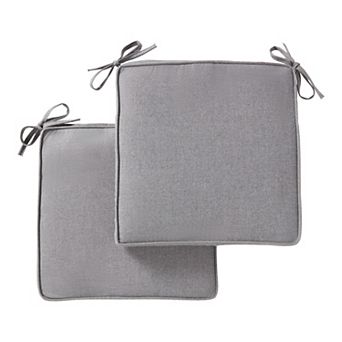 Greendale Home Fashions 2 pc Sunbrella Outdoor Square Chair Pad Set