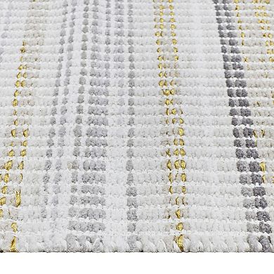Sonoma Goods For Life Metallic Woven Bath Rug