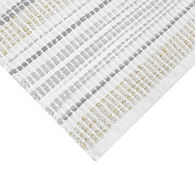 Sonoma Goods For Life Metallic Woven Bath Rug