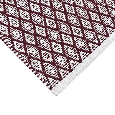 Sonoma Goods For Life Chenille Diamond Bath Rug