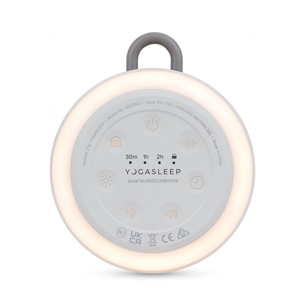 Yogasleep Hushh 2 Portable Sound Machine and Night Light