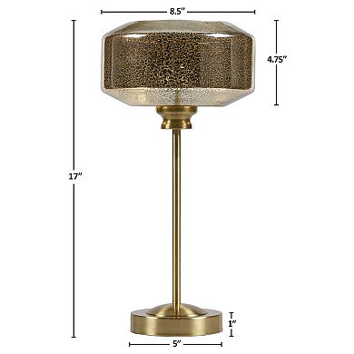 INK+IVY Lumivive 17" Mercury Glass Table Lamp