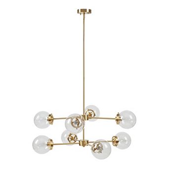 INK+IVY Calista Versatile 8-Light Metal Chandelier