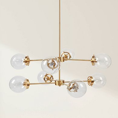 INK+IVY Calista Versatile 8-Light Metal Chandelier