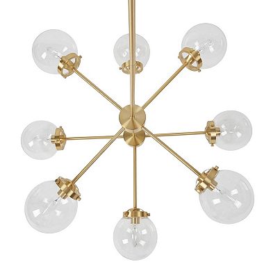 INK+IVY Calista Versatile 8-Light Metal Chandelier