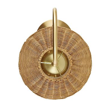 INK+IVY Laguna Rattan Weave Table Lamp