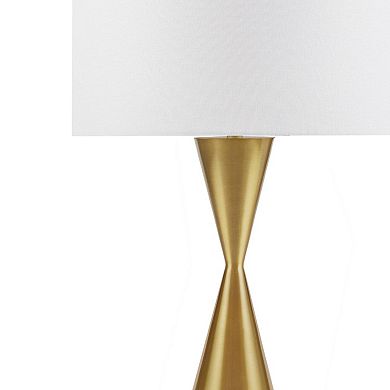INK+IVY Elixir Gold Hourglass Metal Table Lamp