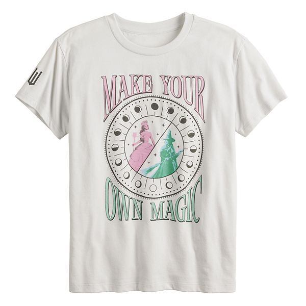 Girls 7-16 Wicked Glinda And Elphaba Make Your Own Magic Graphic Tee