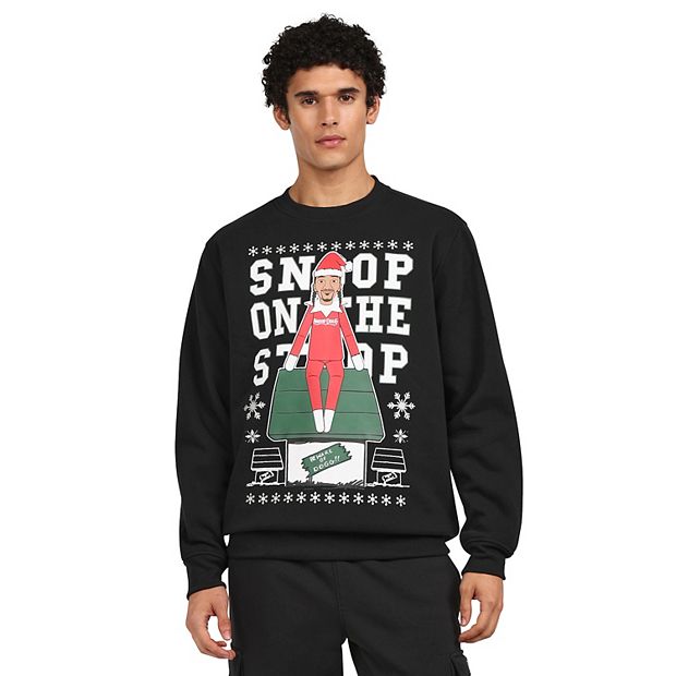 Dogg Supply Holiday Snoop on the Stoop Graphic Fleece Sweatshirt