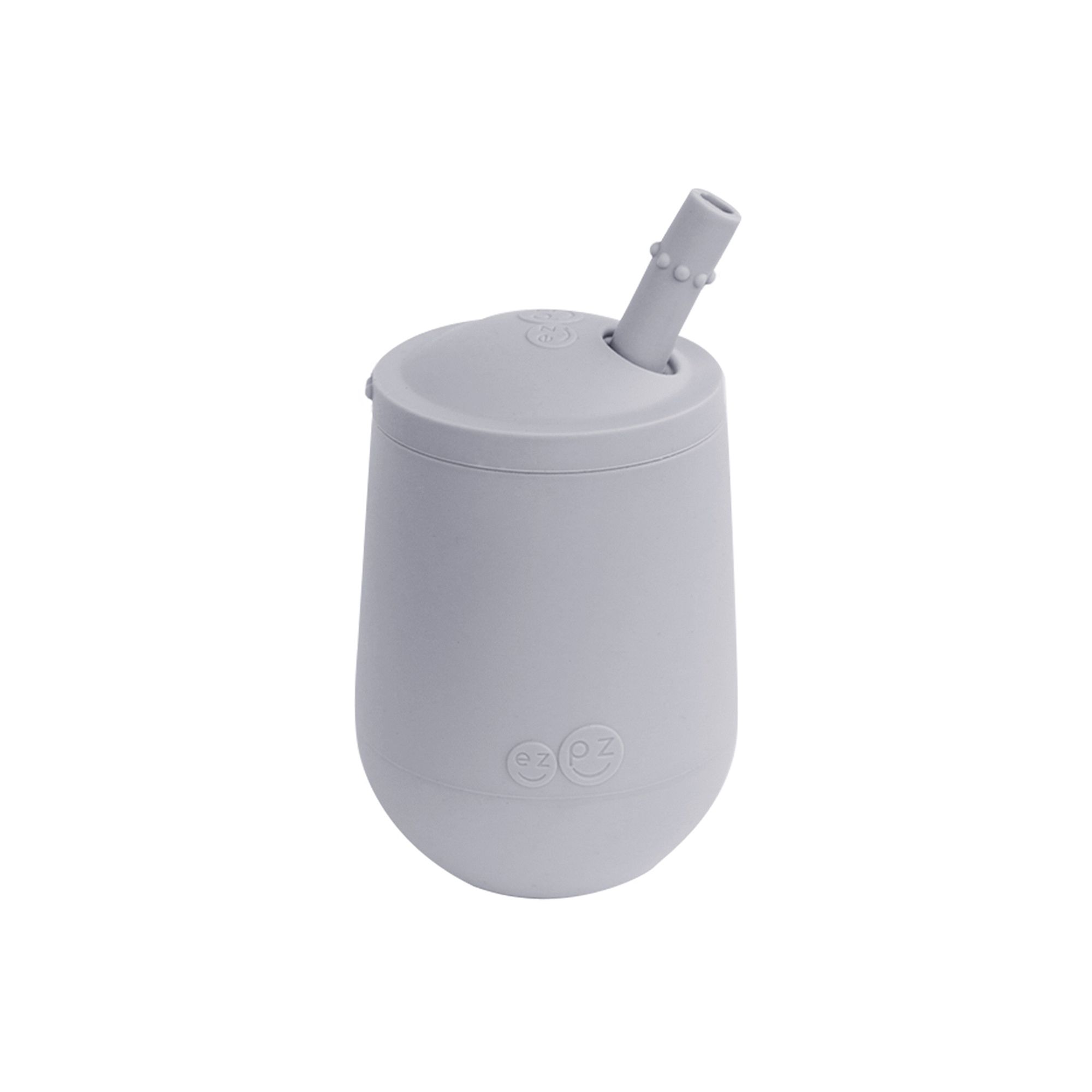 ezpz Mini Cup + Straw Set, Silver