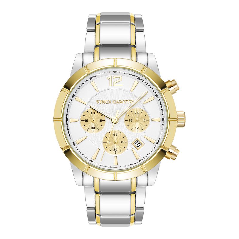 Vince Camuto Men's Multi-Dial Bracelet Watch, Size: 44MM, Two Tone