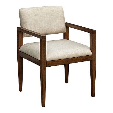 INK+IVY Benson Upholstered Dining Chairs with Arms Set of 2