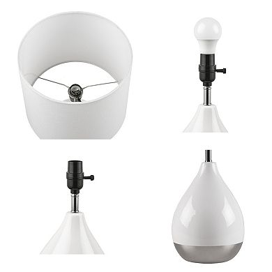 510 Design Liora 2-Tone Ceramic Table Lamp Set of 2