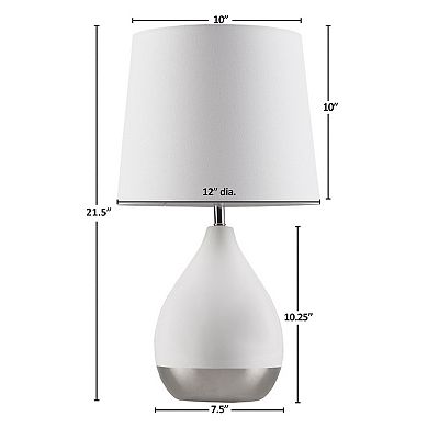 510 Design Liora 2-Tone Ceramic Table Lamp Set of 2