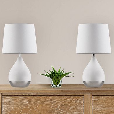 510 Design Liora 2-Tone Ceramic Table Lamp Set of 2