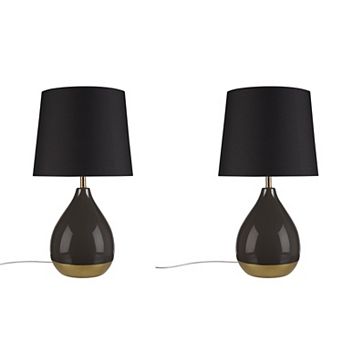 510 Design Liora 2-Tone Ceramic Table Lamp Set of 2