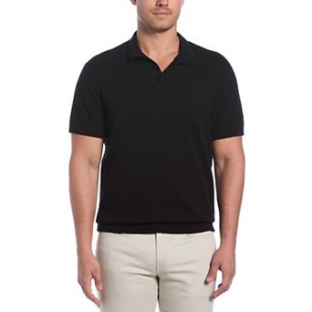 Men's Cubavera Textured Knit Short Sleeve Sweater