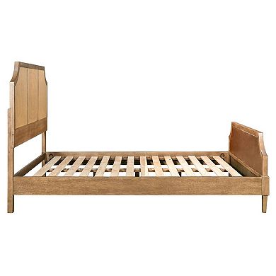 Martha Stewart Salina Woven Cane Queen Platform Bed