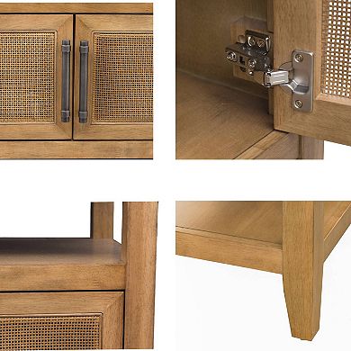 Martha Stewart Naomi 2 Door Storage Console Table