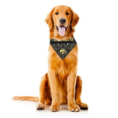NCAA Iowa Hawkeyes Reversible Pet Bandana