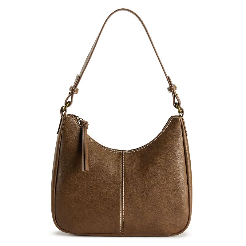 Sonoma Goods For Life® Mady Scoop Shoulder Bag, Medium Brown