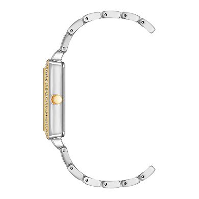 Vince Camuto Women's Mother-of-Pearl Dial Crystal Watch