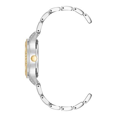Vince Camuto Women's Mother-of-Pearl Crystal Two-Tone Bracelet Watch - Main Image