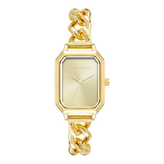 New Vince Camuto Women’s Gold-Tone Watch Vince Camuto Gold Tone Mother of Pearl Glitz Watch | Belk main image 2