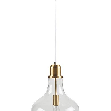 Hampton Hill Auburn Bell Shaped Glass Pendant