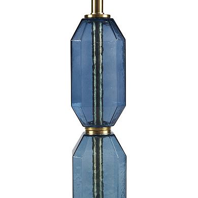 Hampton Hill Zirconia Faceted Glass Table Lamp