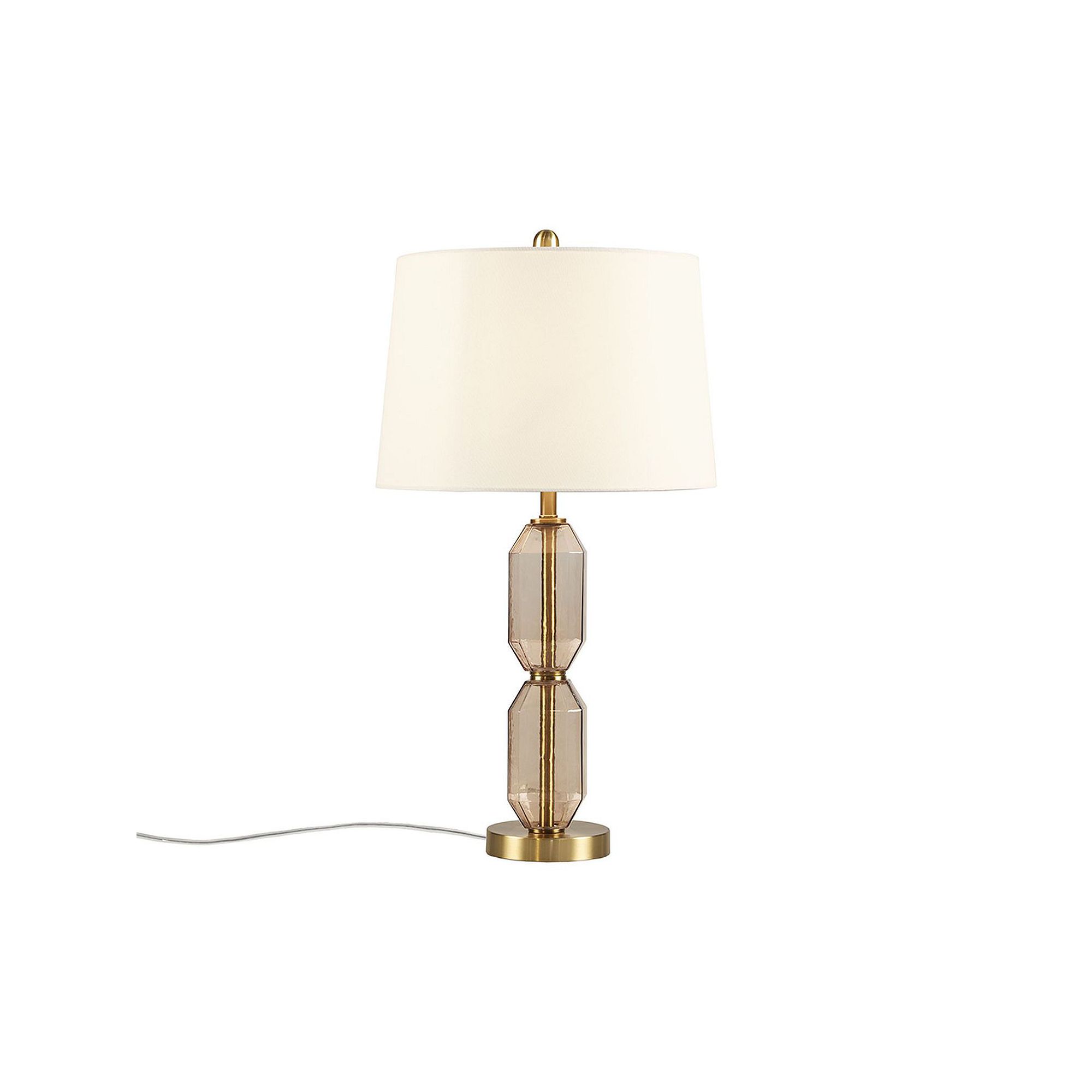 510 Design Zirconia Faceted Glass Table Lamp, Brown